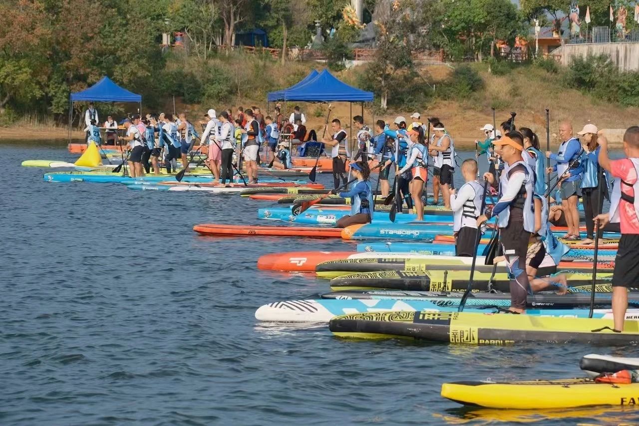 “两园一河”水上运动项目场景亮相沿线大湖泊成亲水休闲基地(图1)
